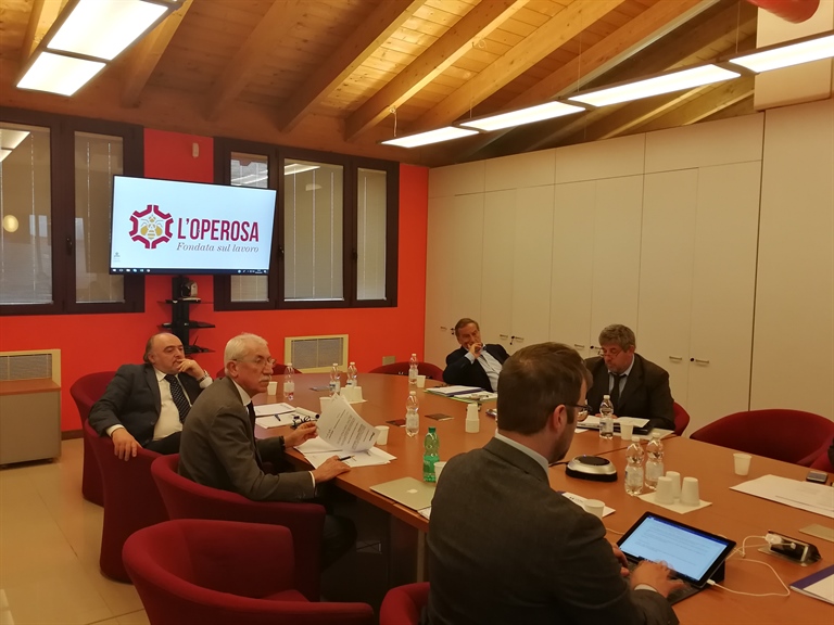 Presidenza di Federlavoro all'opera presso l'Operosa